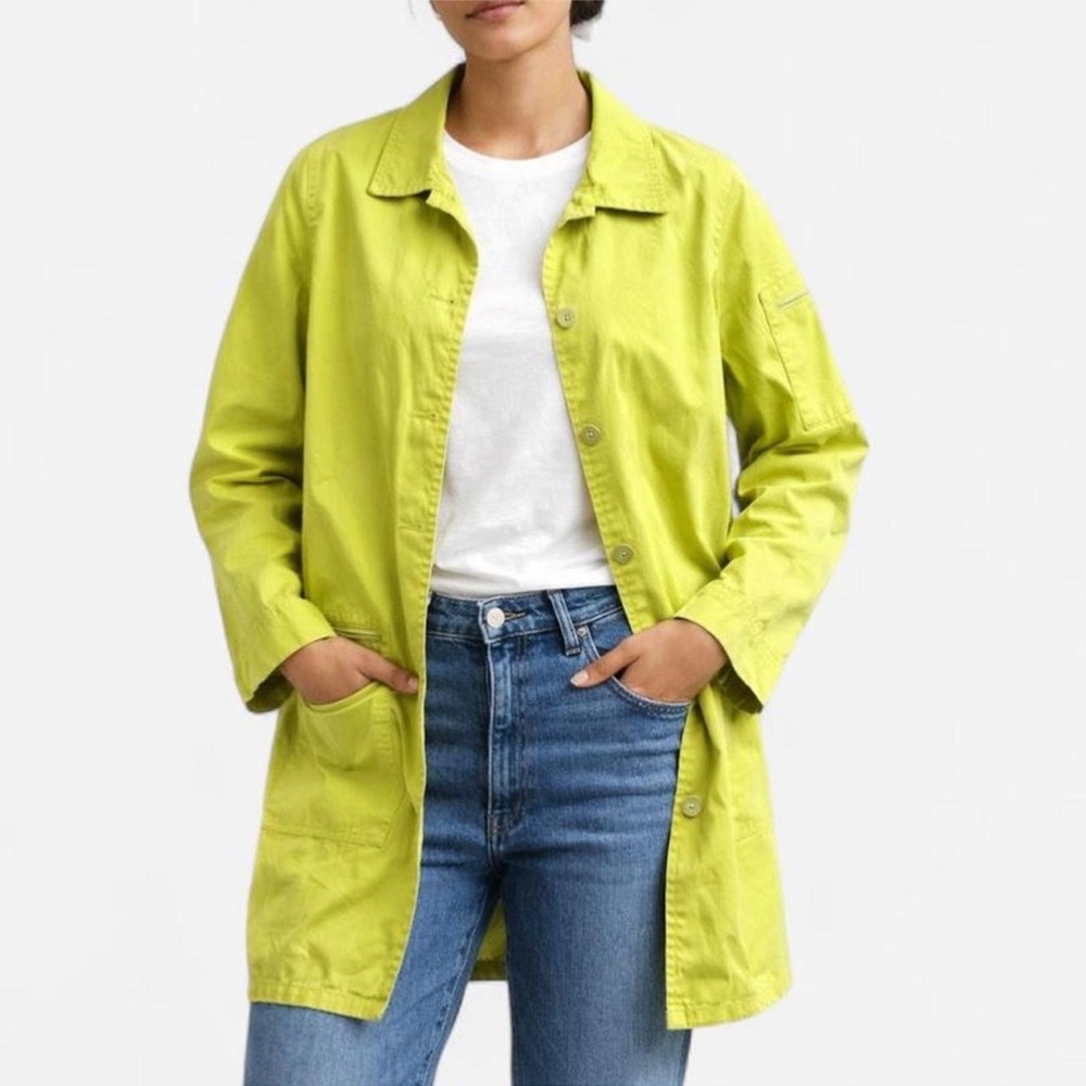 Jones New York Vibrant Green Utility Jacket